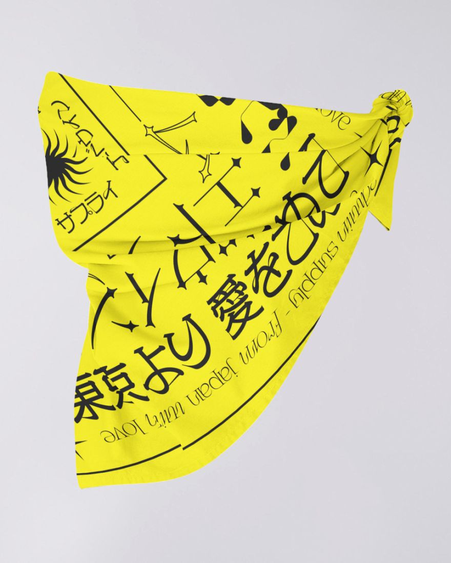 Edwin Bandana - Yellow / Black
