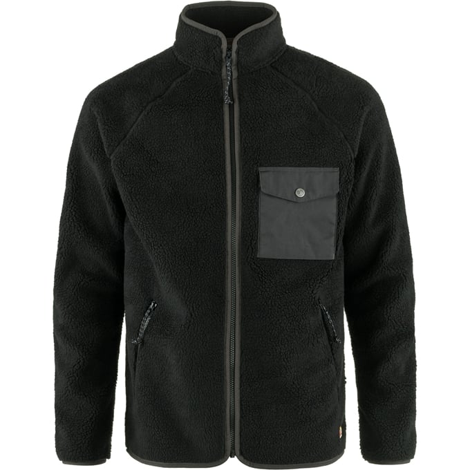Fjallraven Vardag Pile Fleece - Black / Dark Grey
