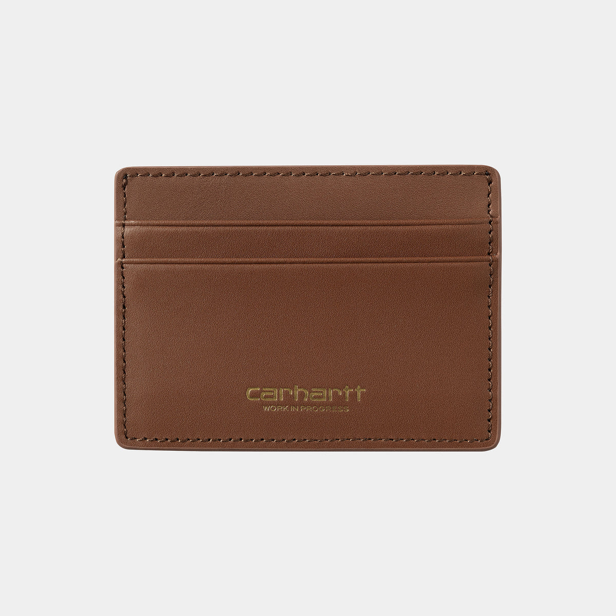 Carhartt WIP Vegas Cardholder - Cognac / Gold