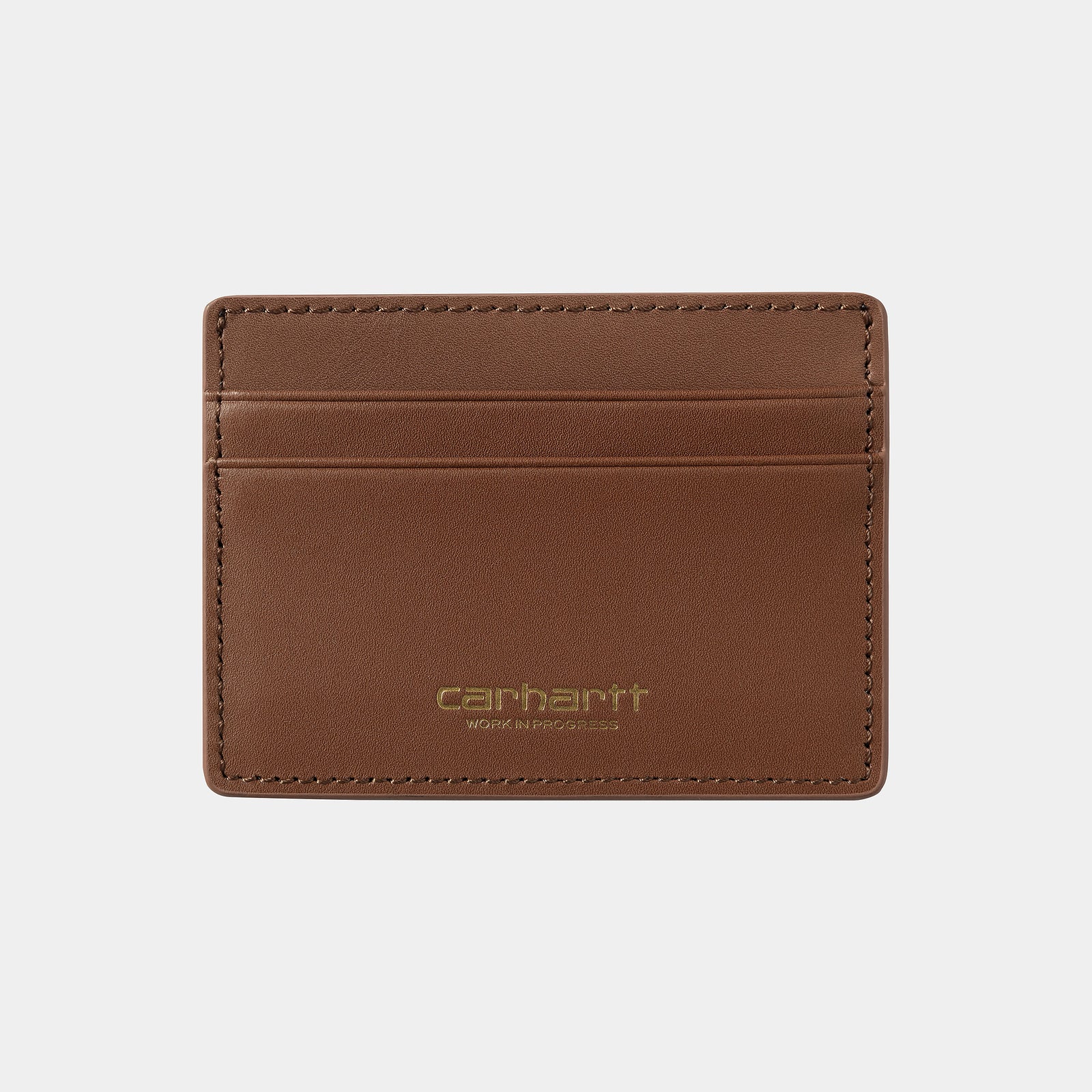 Carhartt WIP Vegas Cardholder - Cognac / Gold