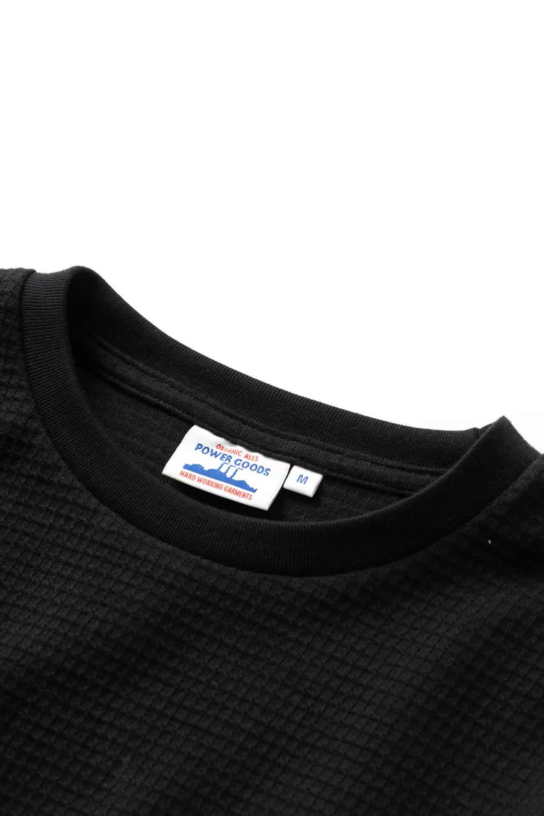 Power Goods Thermal Waffle LS T-Shirt - Black