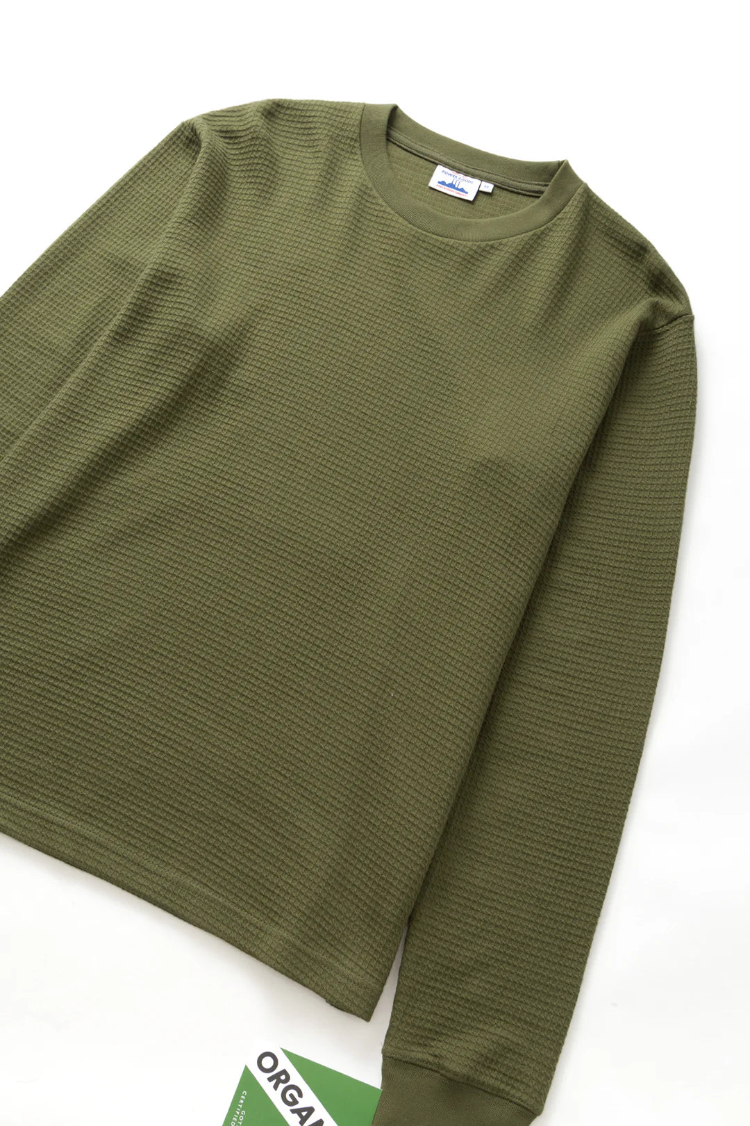 Power Goods Thermal Waffle LS T-Shirt - Olive
