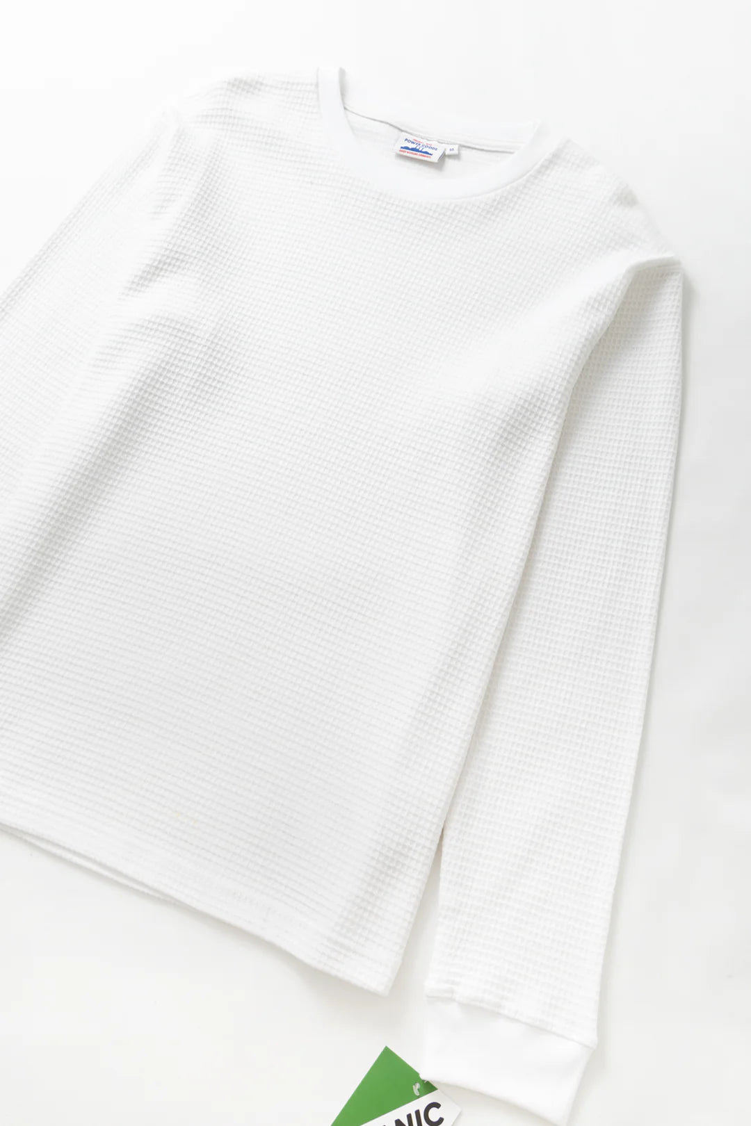 Power Goods Thermal Waffle LS T-Shirt - White