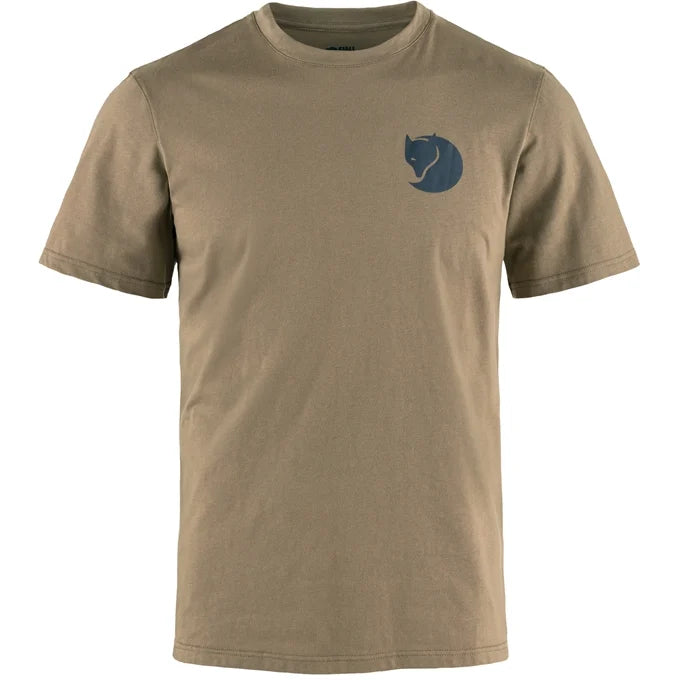 Fjallraven Walk With Nature T-Shirt - Suede Brown