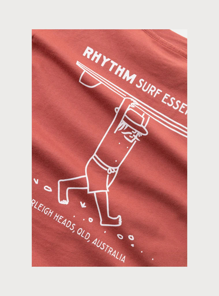 Rhythm Wanderer T-Shirt - Rust