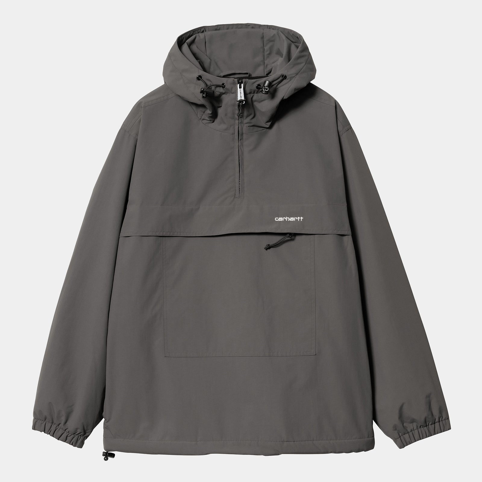 Carhartt WIP Windbreaker Pullover - Graphite / White