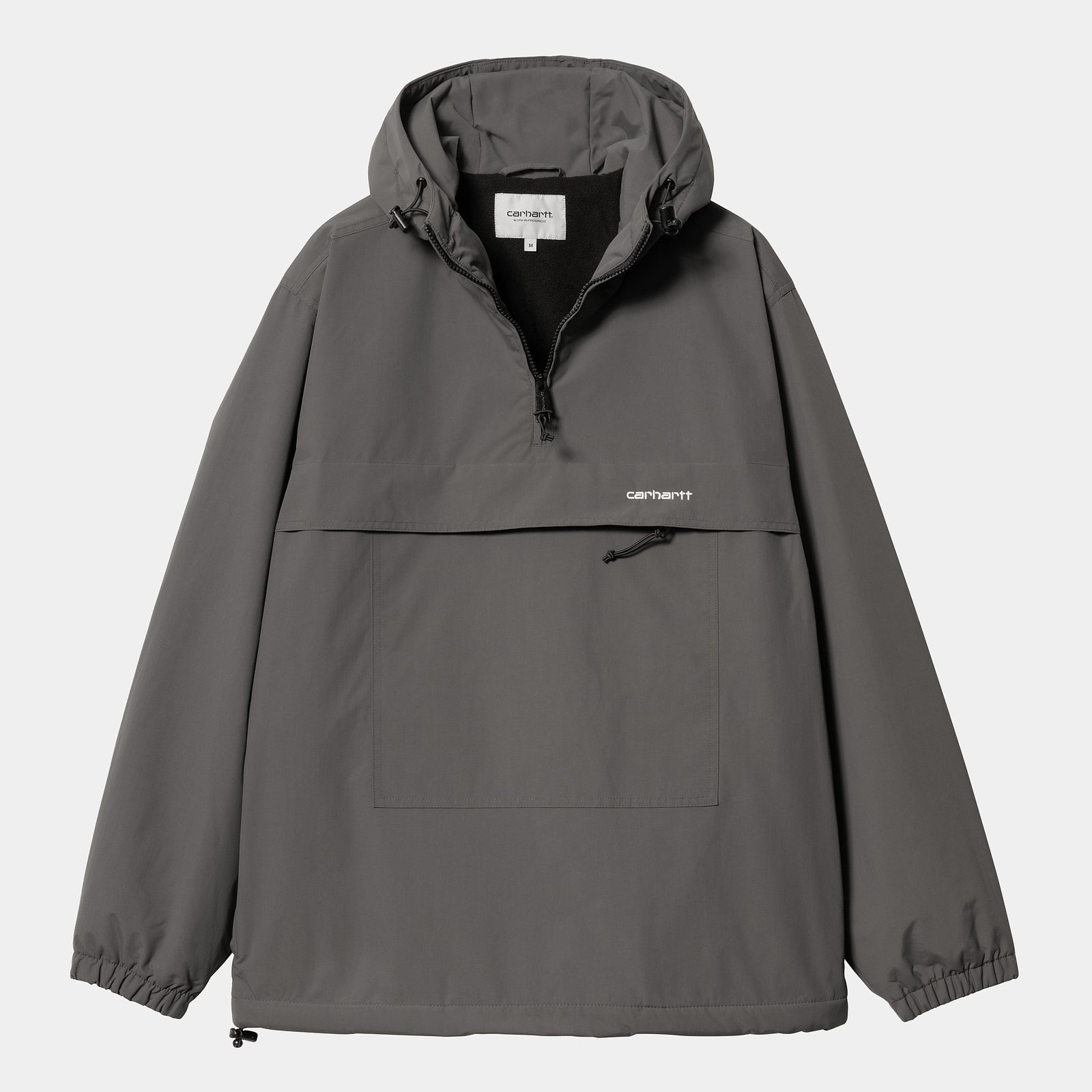 Carhartt WIP Windbreaker Pullover - Graphite / White