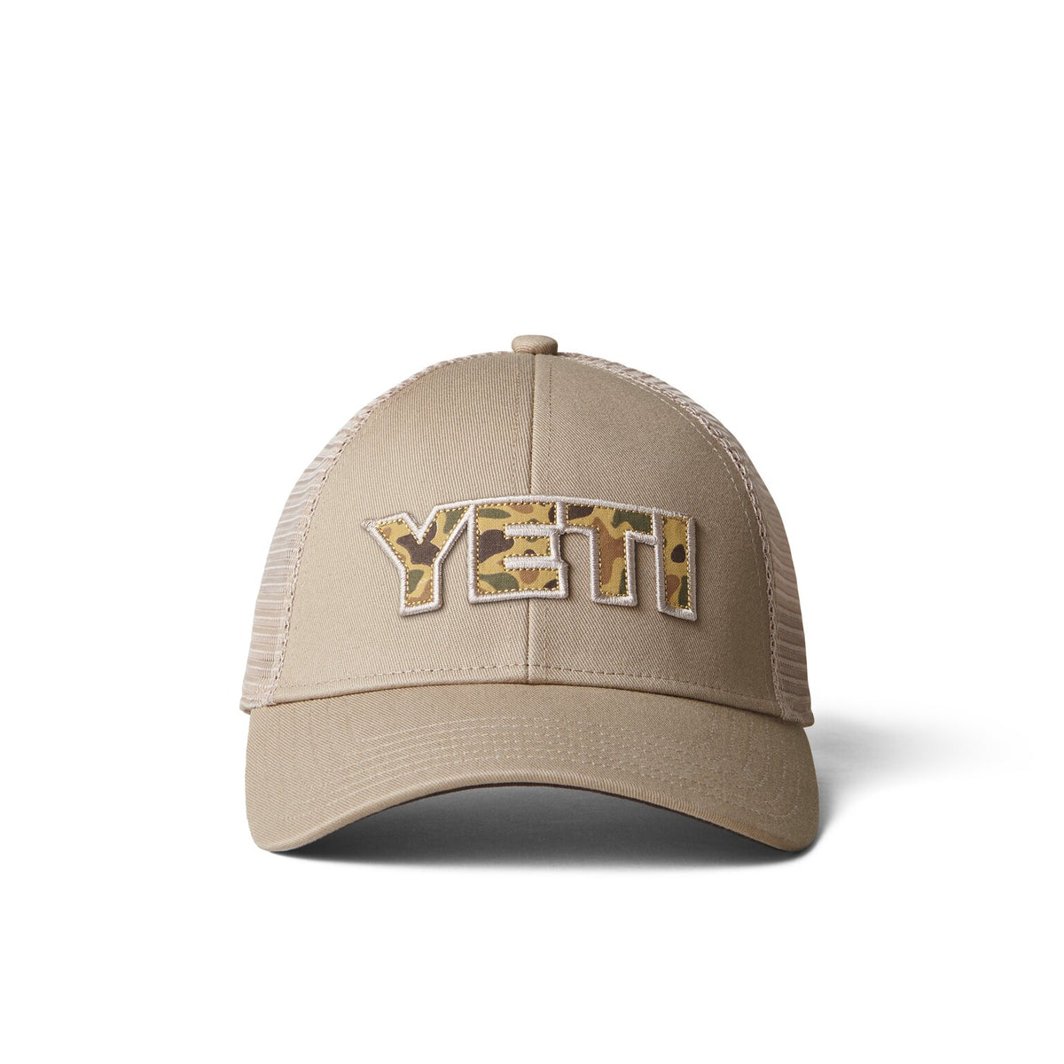 Yeti Camo Logo Trucker - Khaki