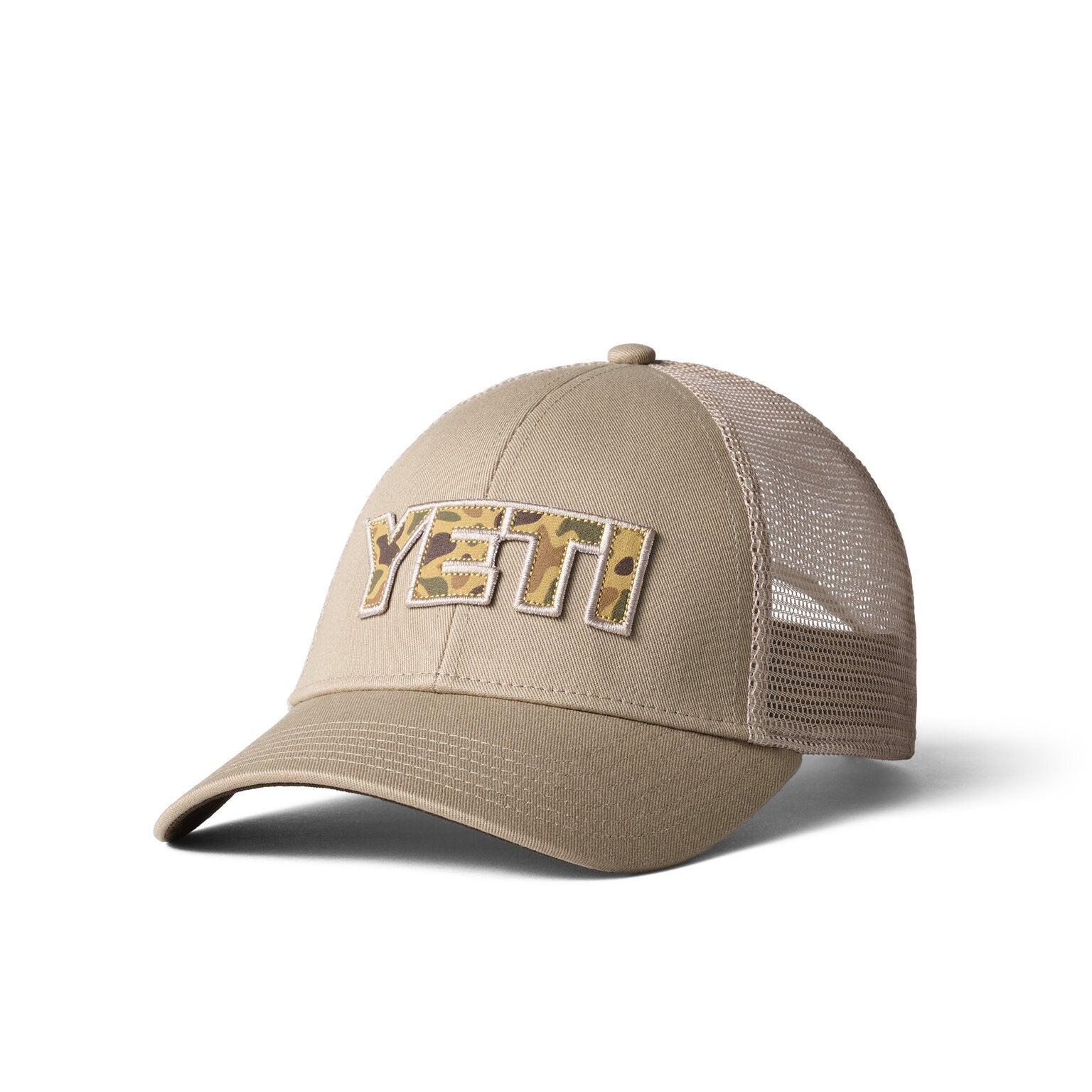 Yeti Camo Logo Trucker - Khaki