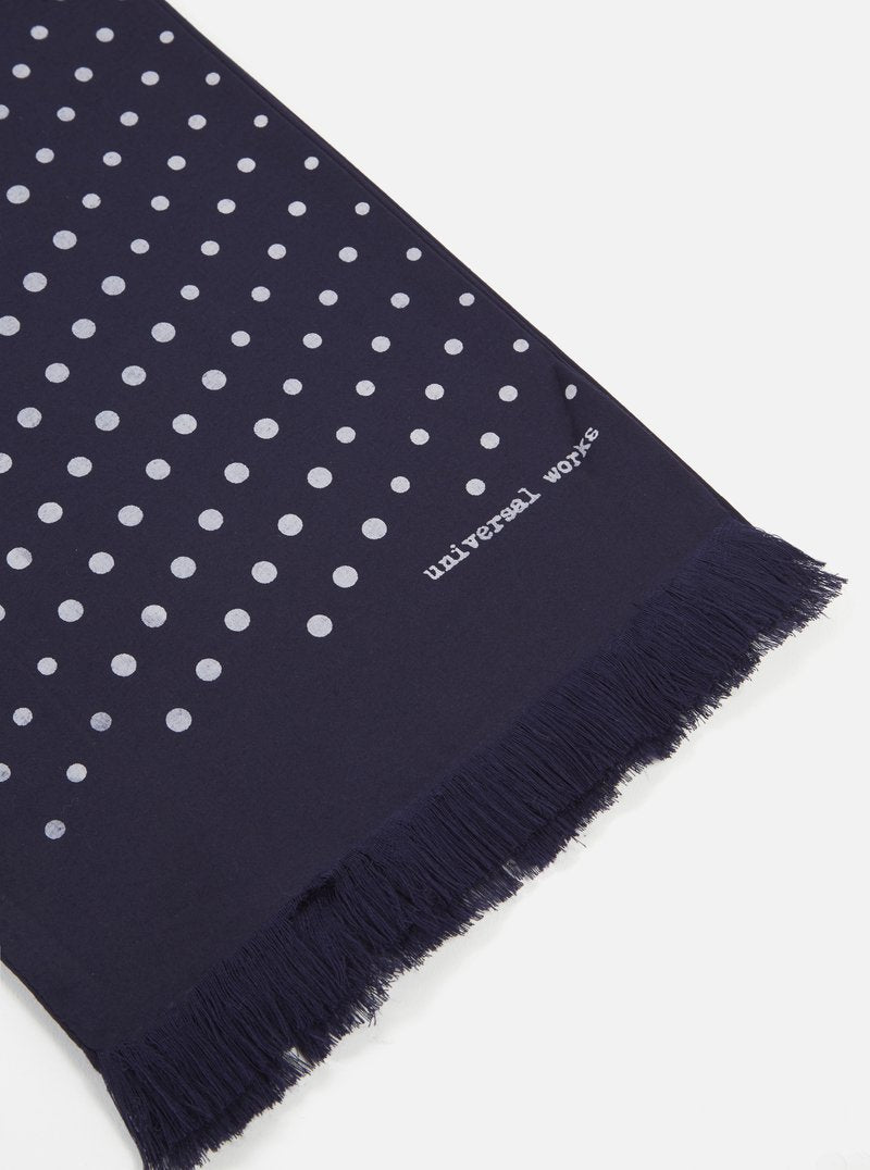 Universal Works Short Scarf - Navy