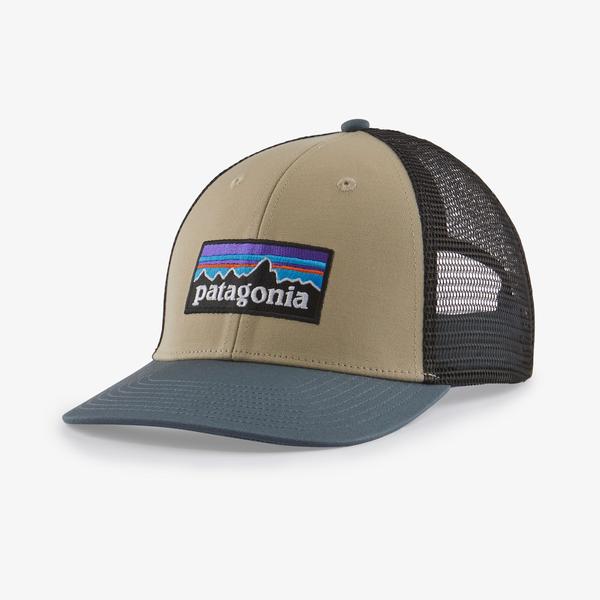 Patagonia P-6 Logo Lopro Trucker - El Cap Khaki / Plume Grey