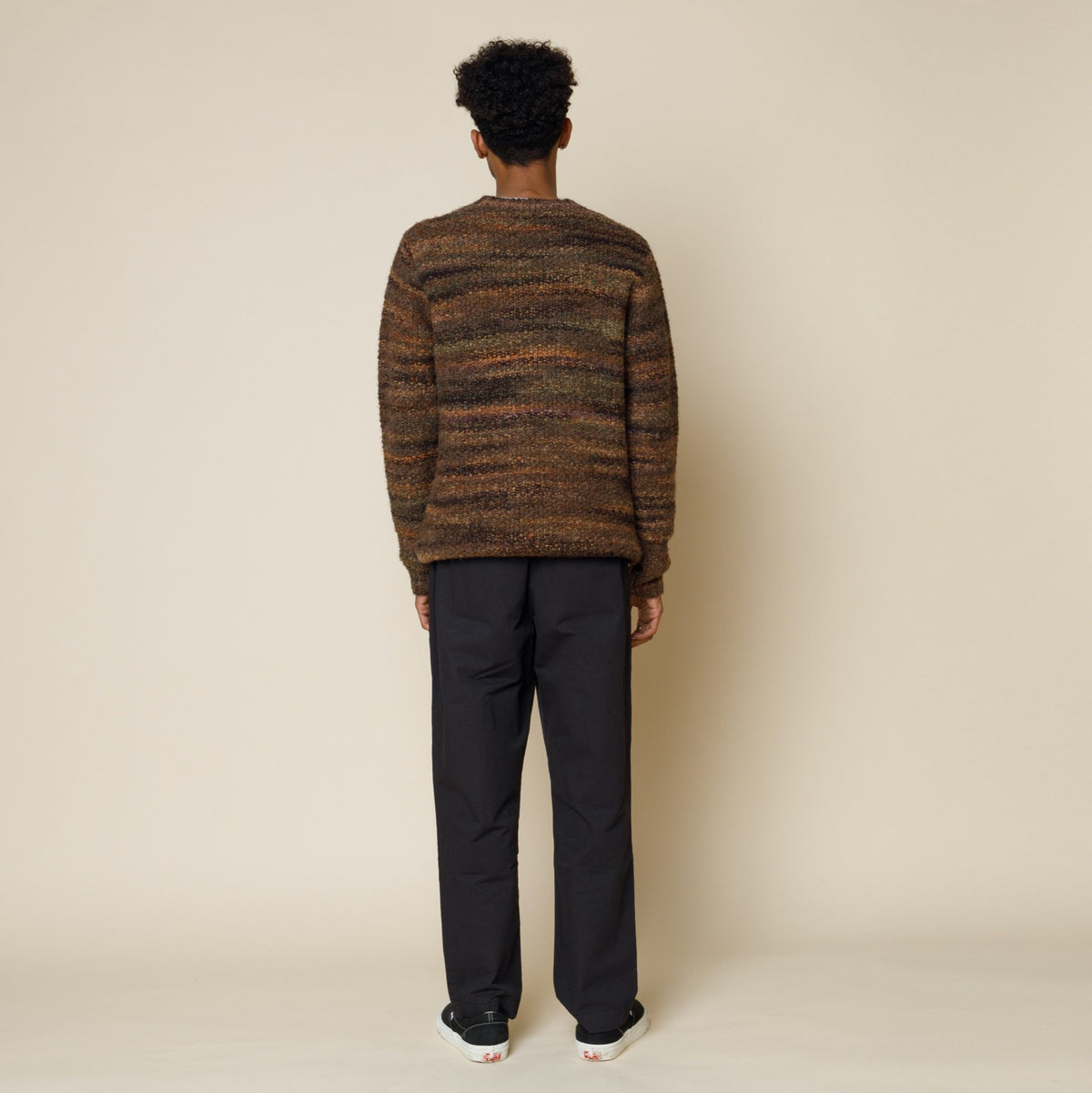 Folk Highlight Crew Mottled Brown