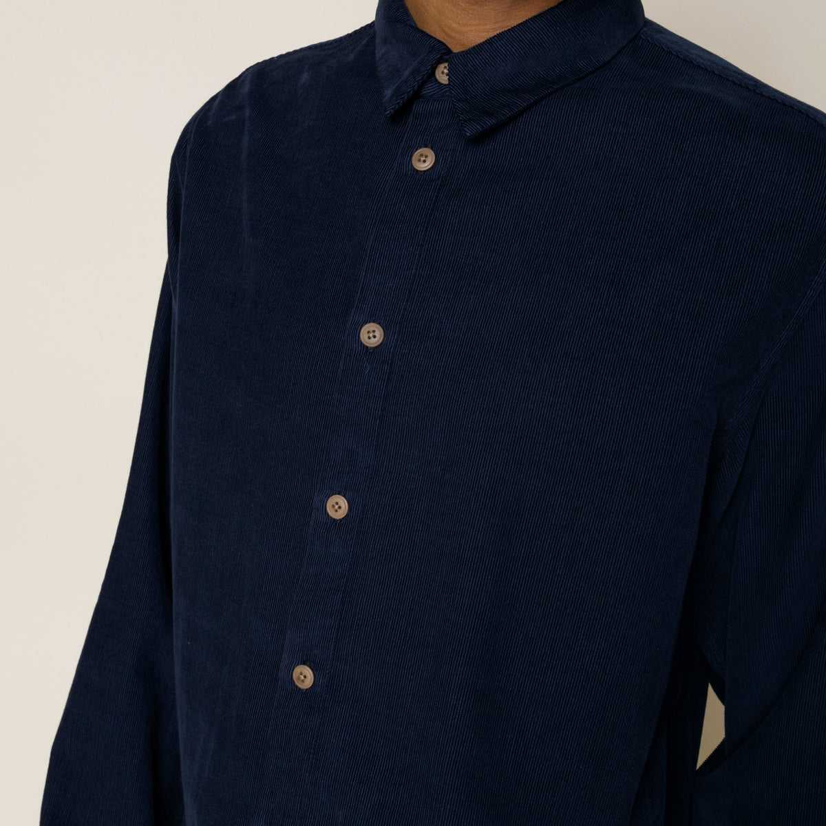 Folk Babycord Shirt Navy