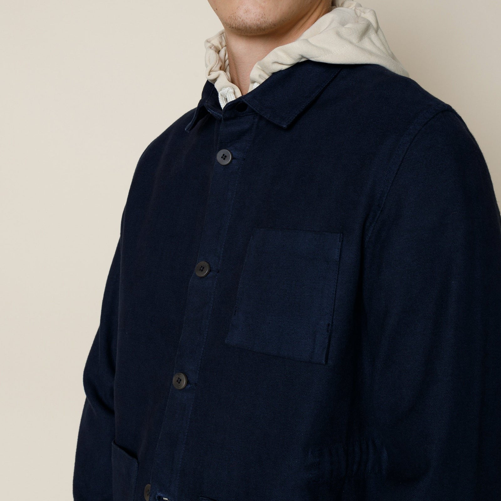 Folk Plinth Jacket Navy