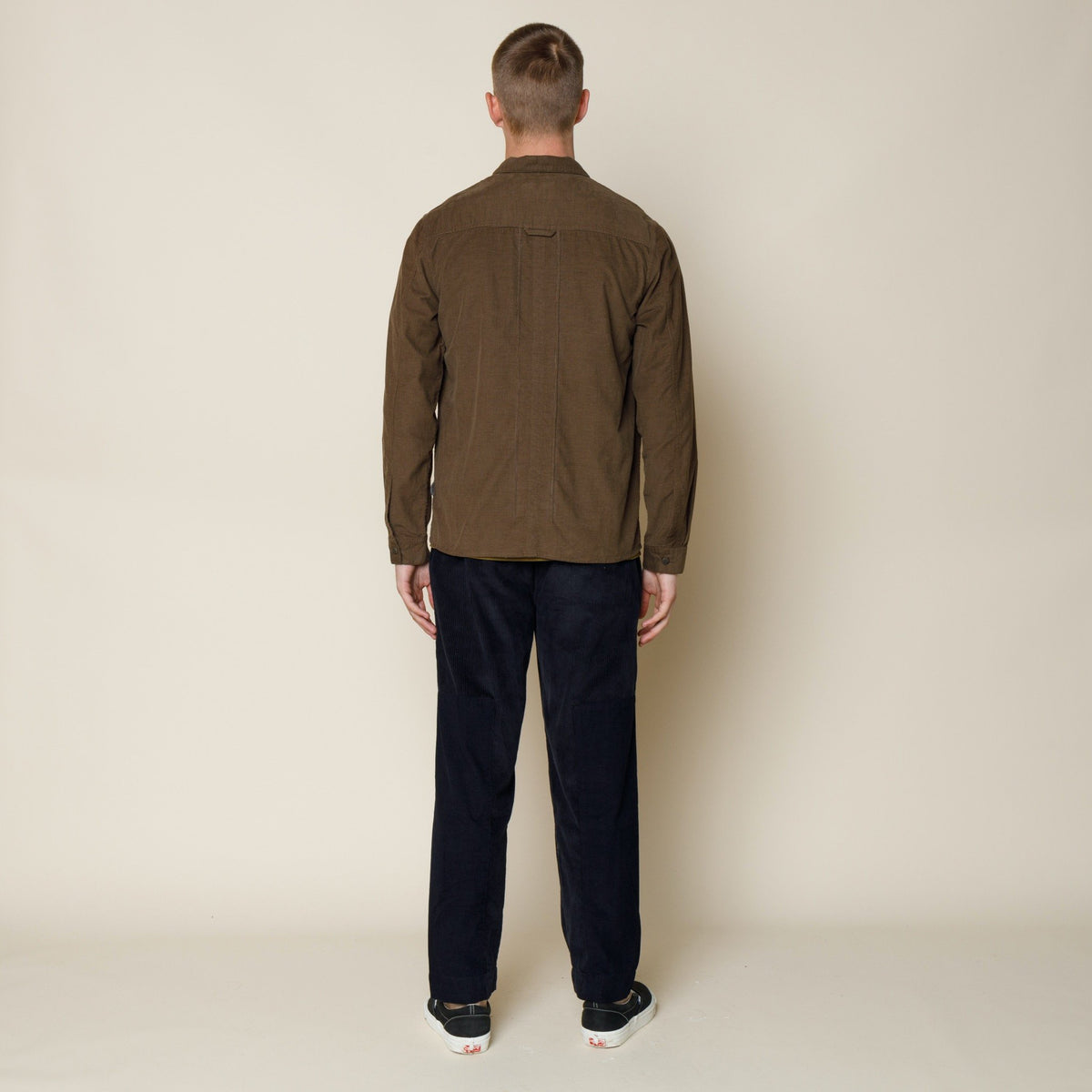 Folk Emboss Shirt Tobacco