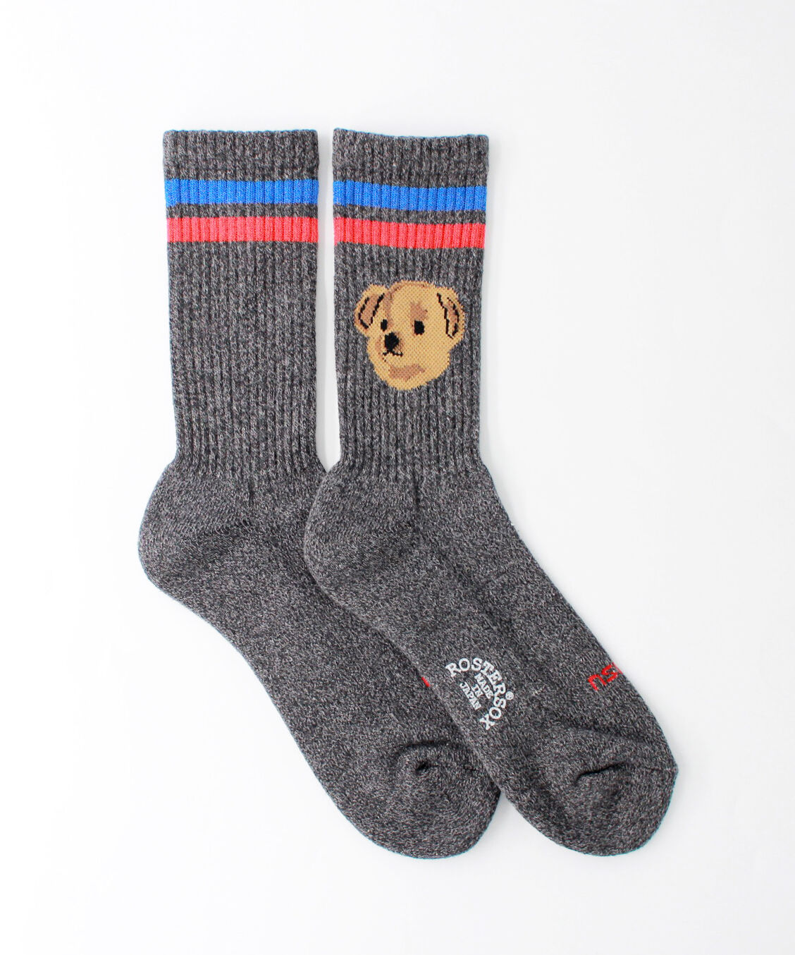 Rostersox Bear Moku Sock - Grey