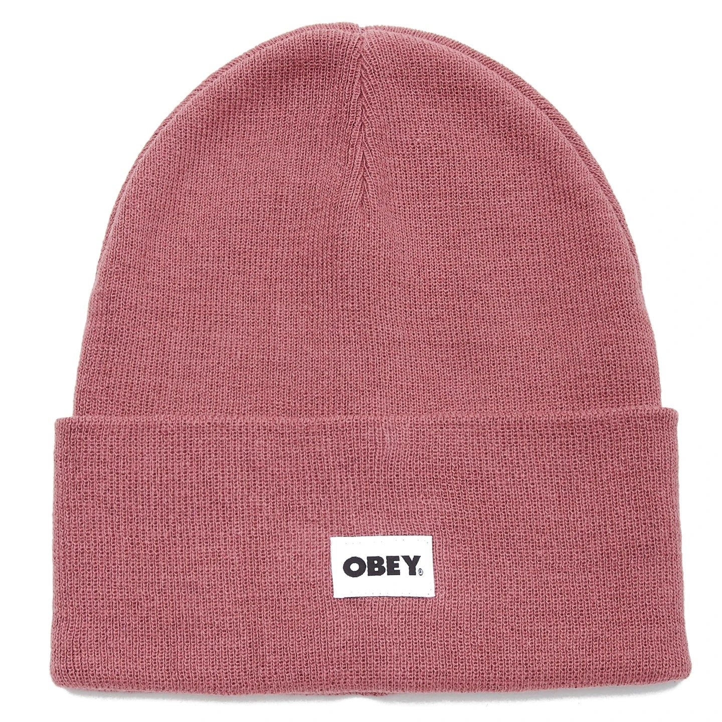 Obey Bold Label Organic Beanie - Mesa Rose
