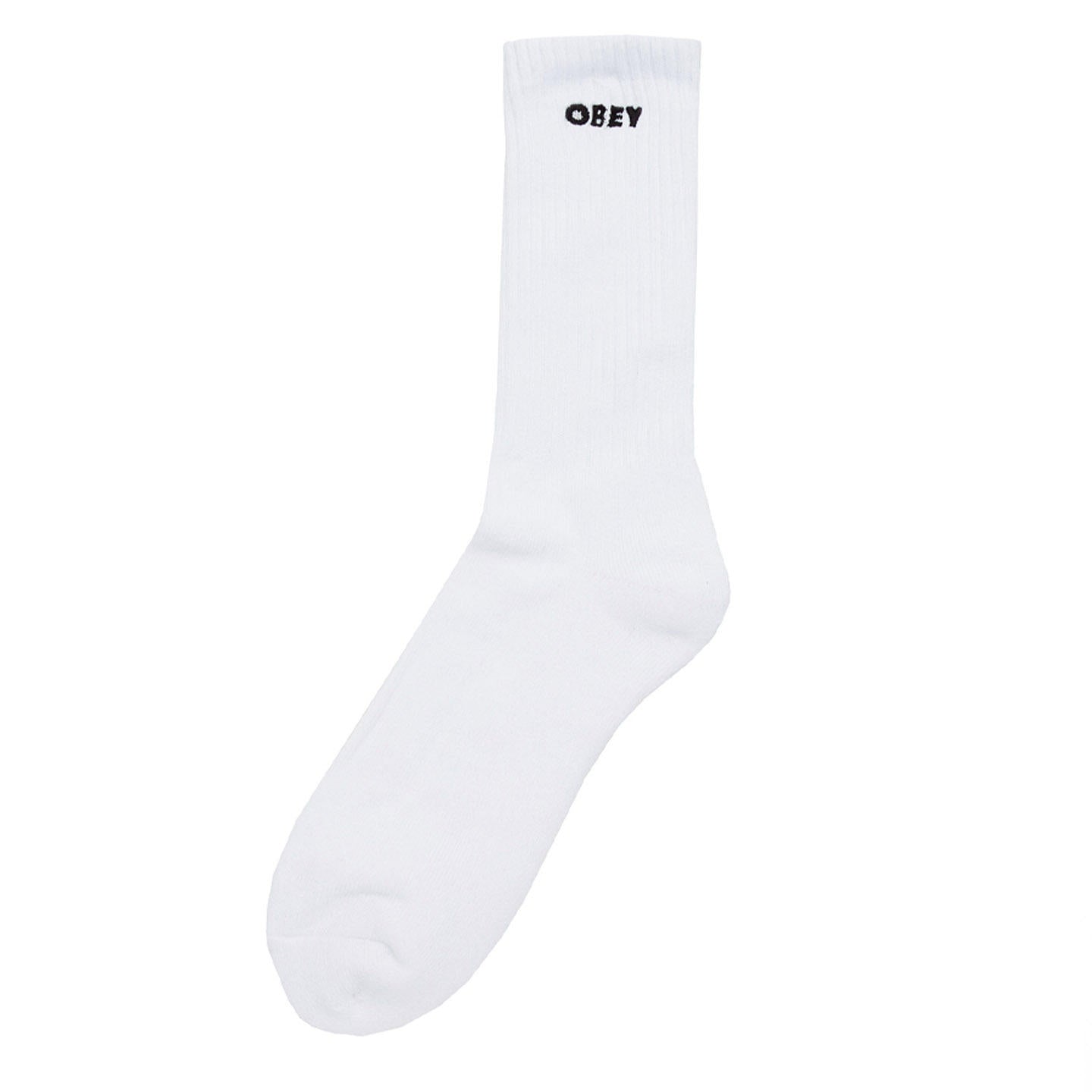Obey Bold Socks - White