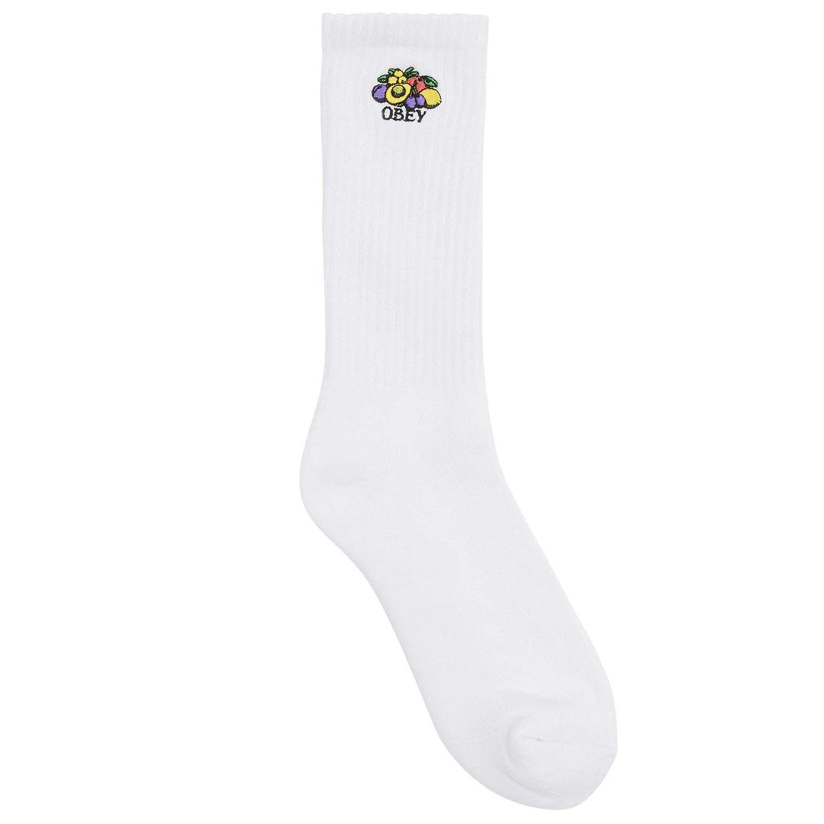 Obey Fruits Socks - White