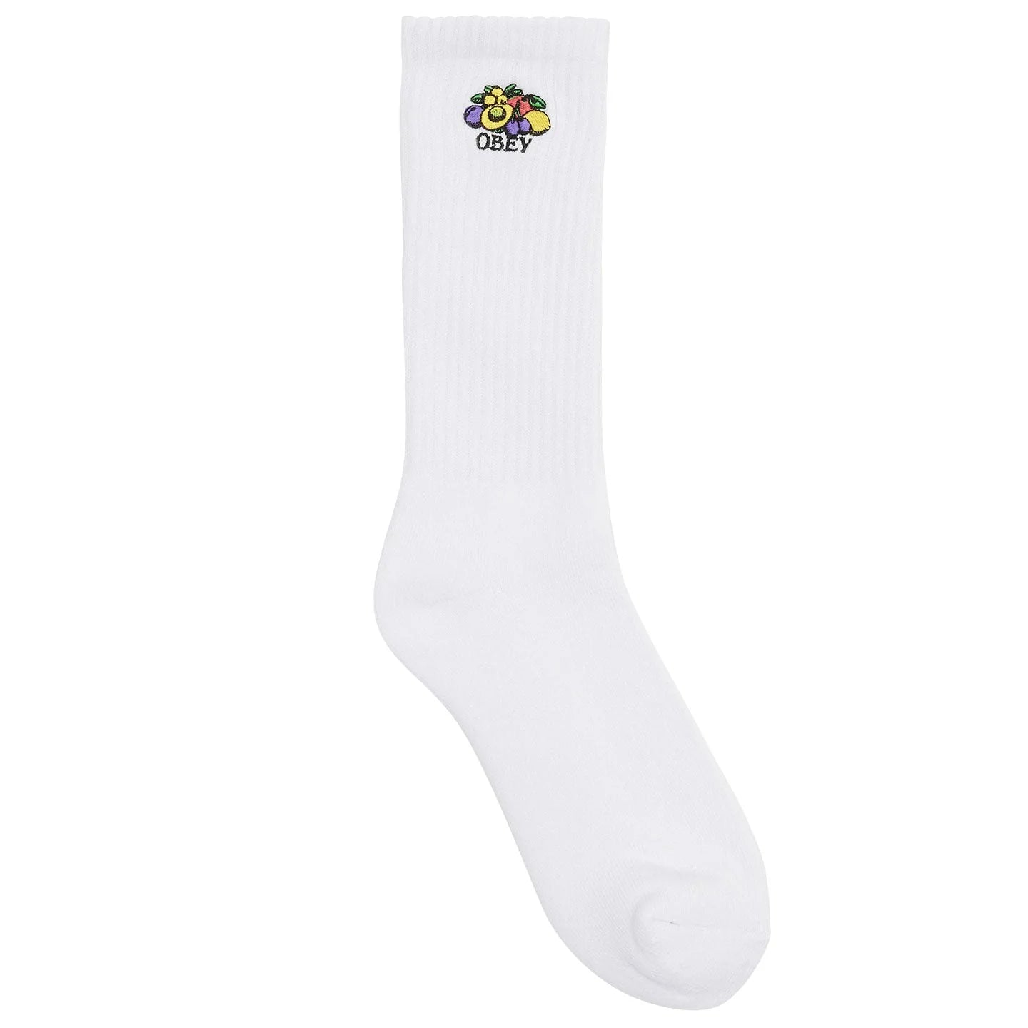 Obey Fruits Socks - White