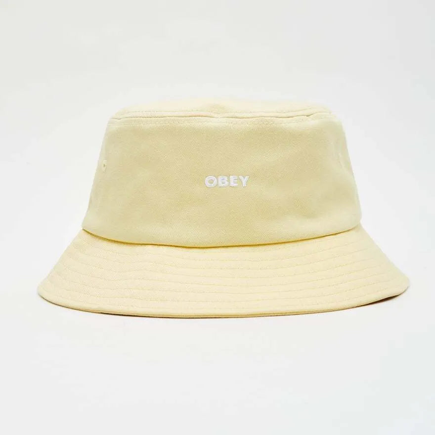 Obey Bold Twill Bucket Hat - Butter