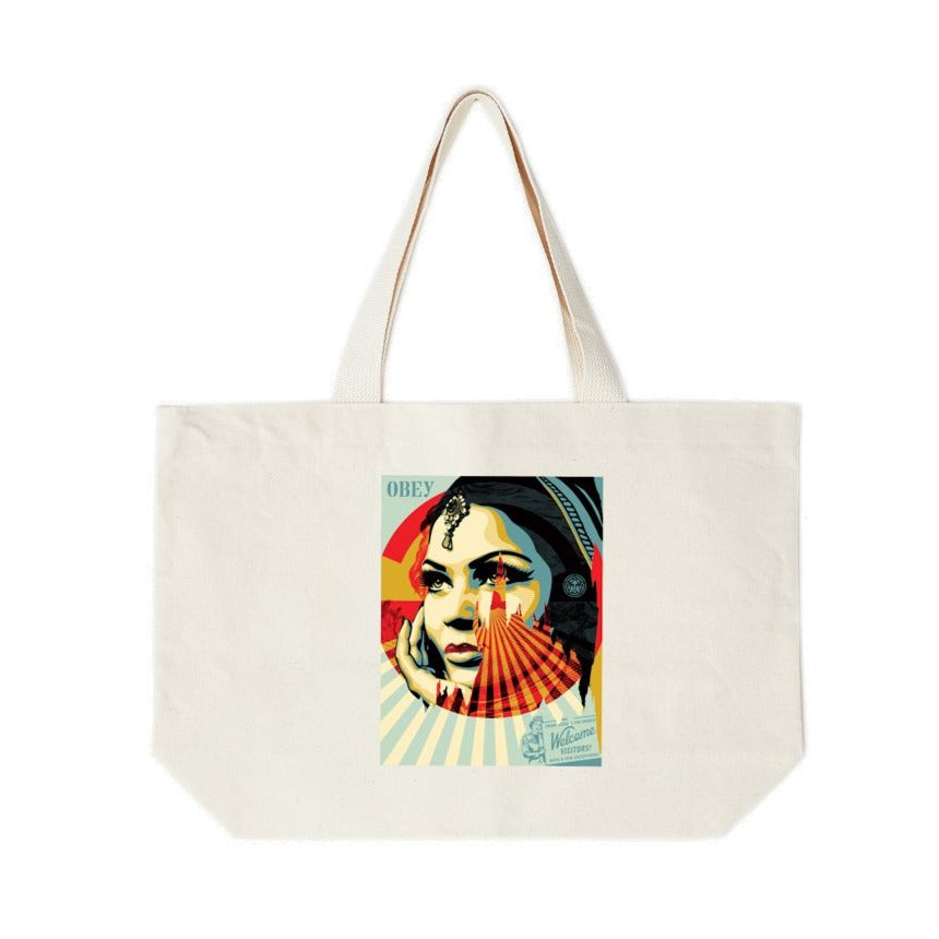 Obey Target Exceptions Tote - Natural