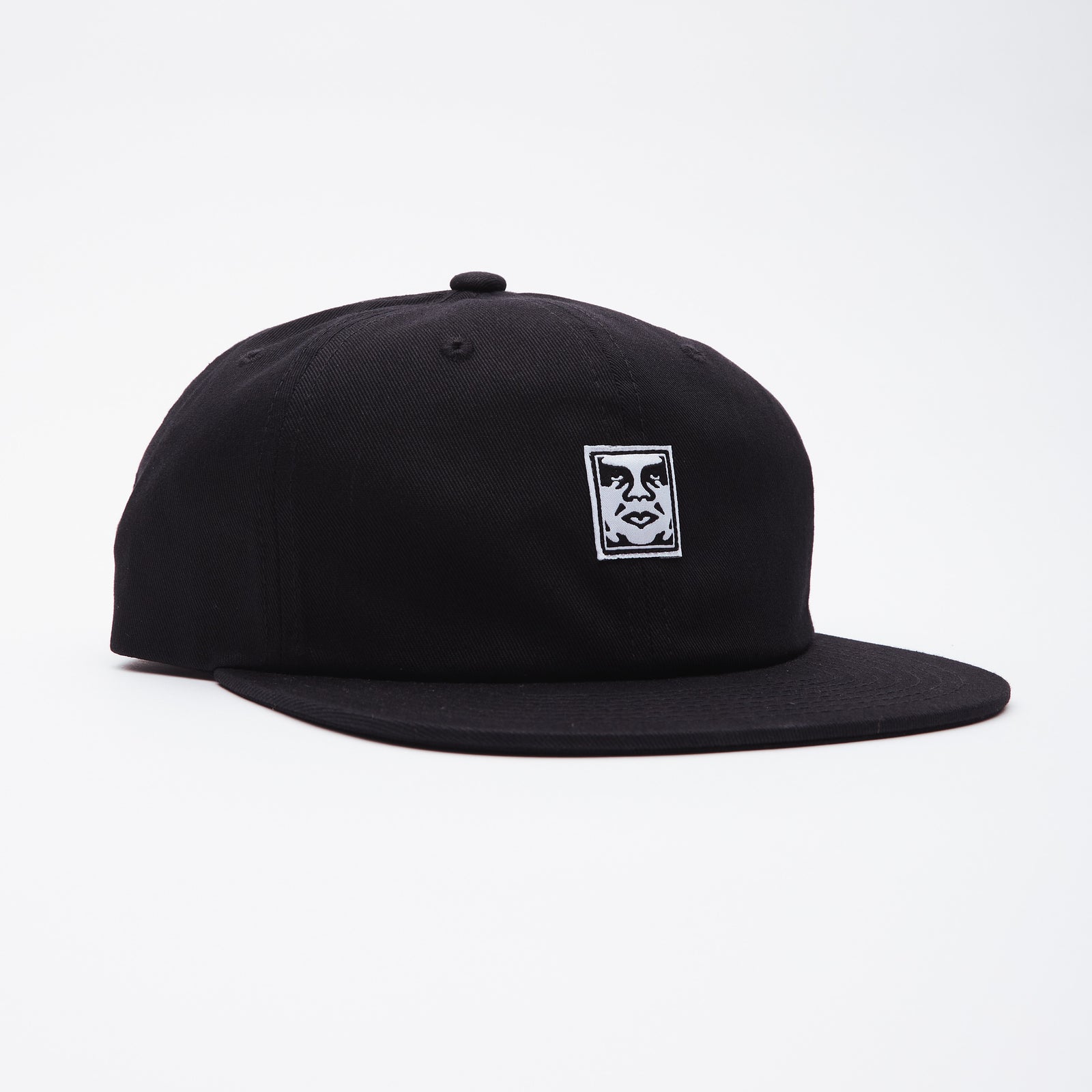 Obey Icon Face 6 Panel - Black