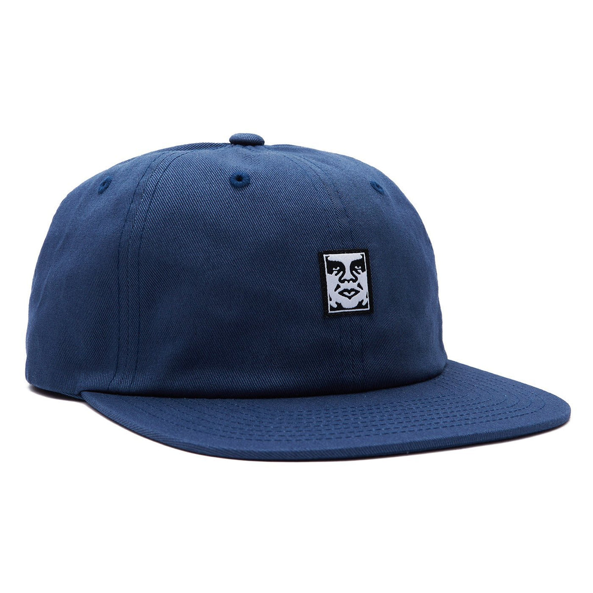 Obey Icon Face 6 Panel - Dull Blue
