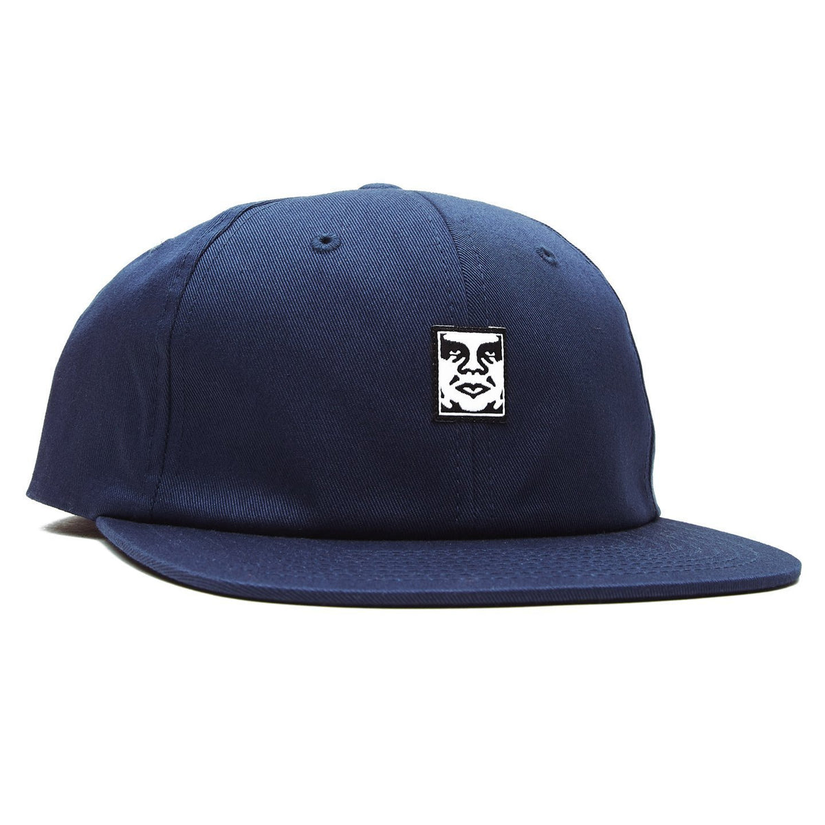 Obey Icon Face 6 Panel Strapback - Navy