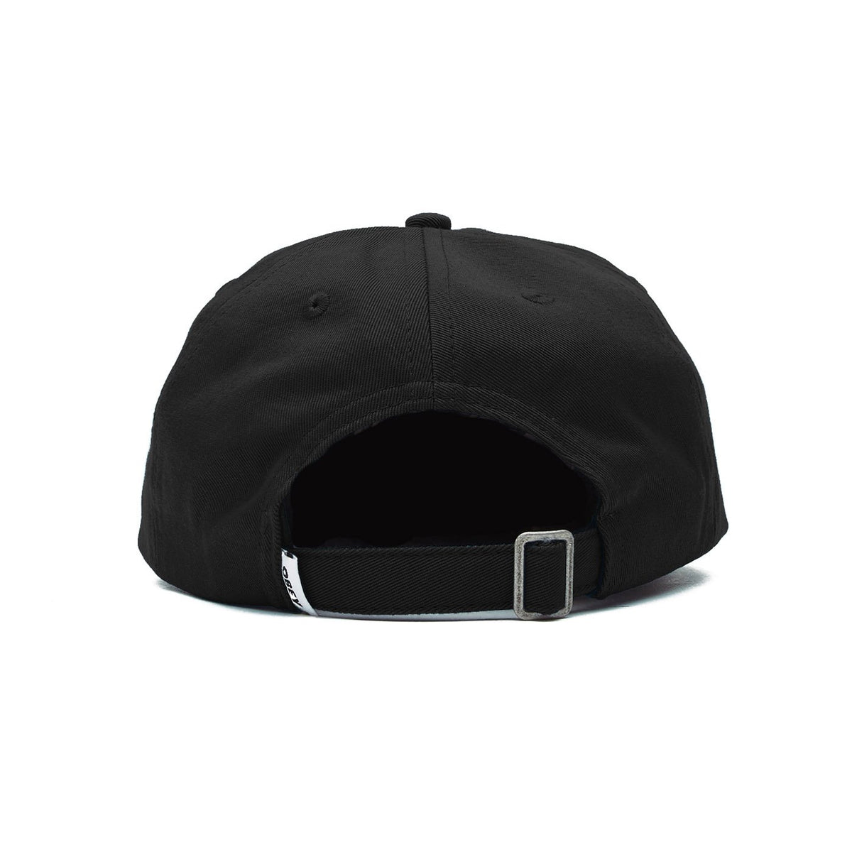 Obey Bold Label Organic 6 Panel - Black