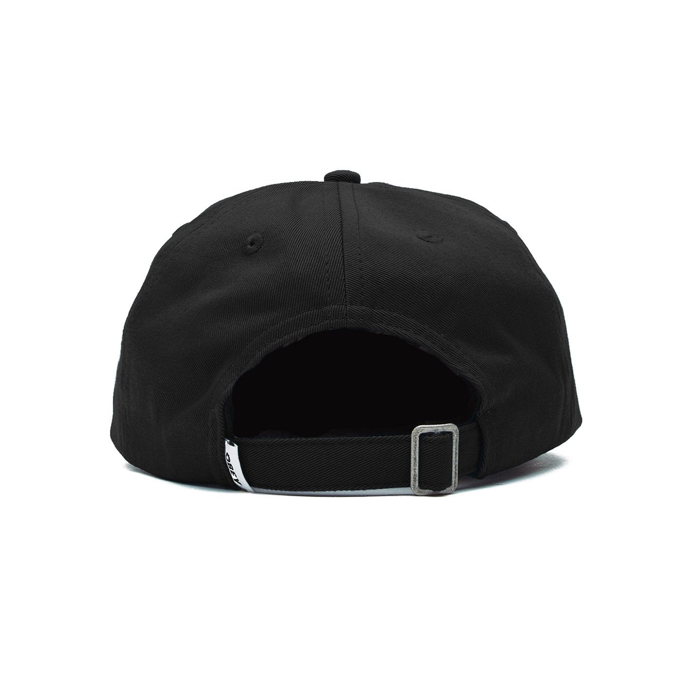 Obey Bold Label Organic 6 Panel - Black