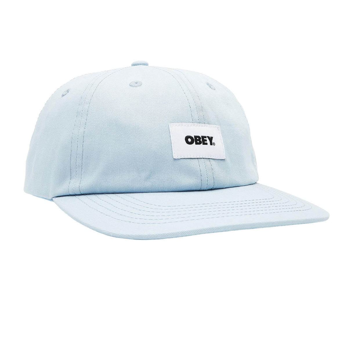 Obey Bold Label Organic 6 Panel - Good Grey
