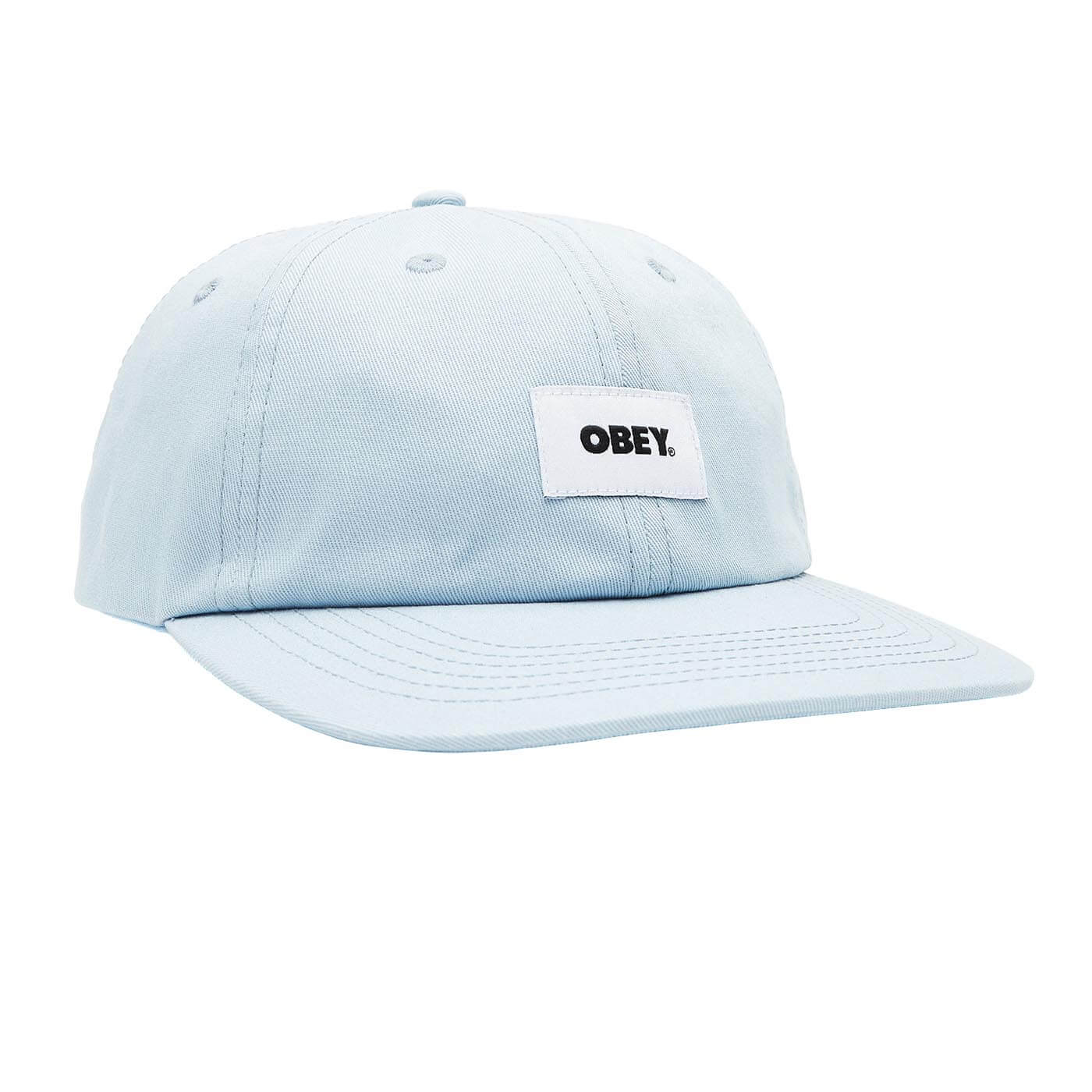 Obey Bold Label Organic 6 Panel - Good Grey