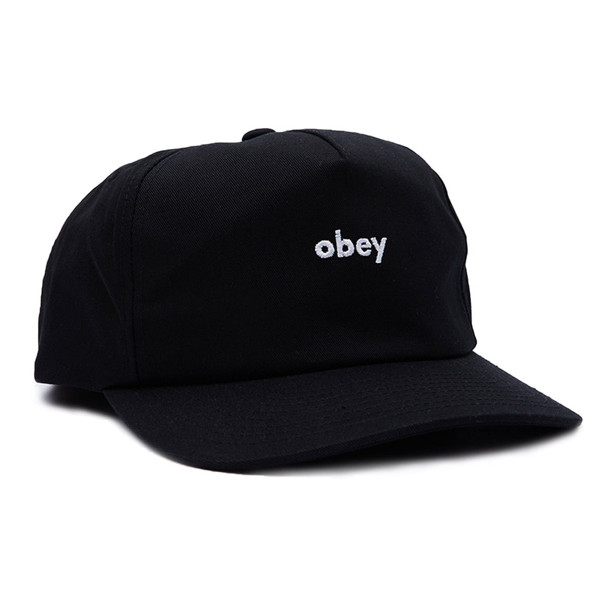 Obey Lowercase Snapback - Black