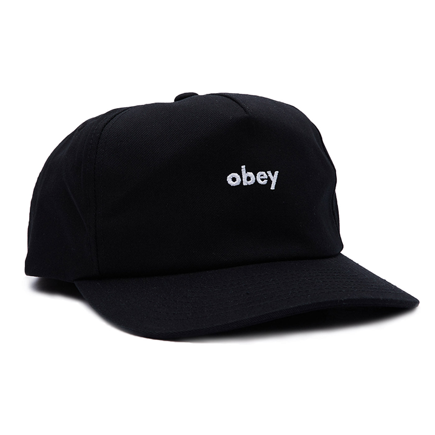 Obey Lowercase Snapback - Black