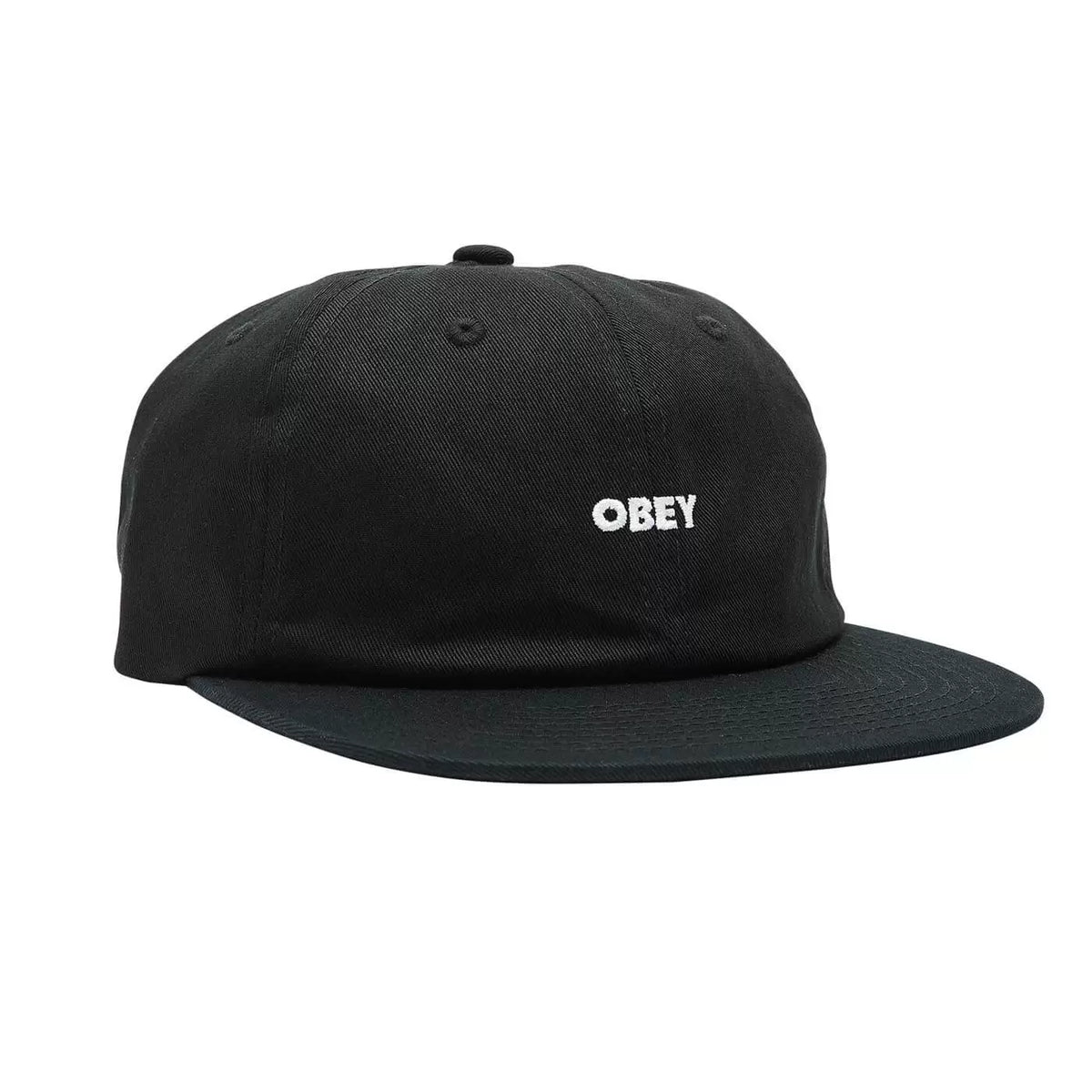 Obey Bold Twill 6 Panel - Black