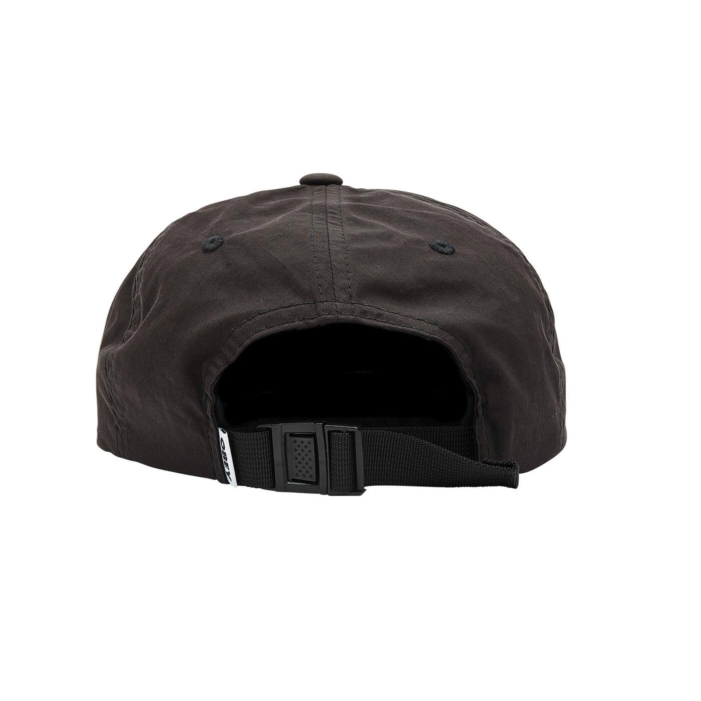 Obey Lowercase 6 Panel - Black