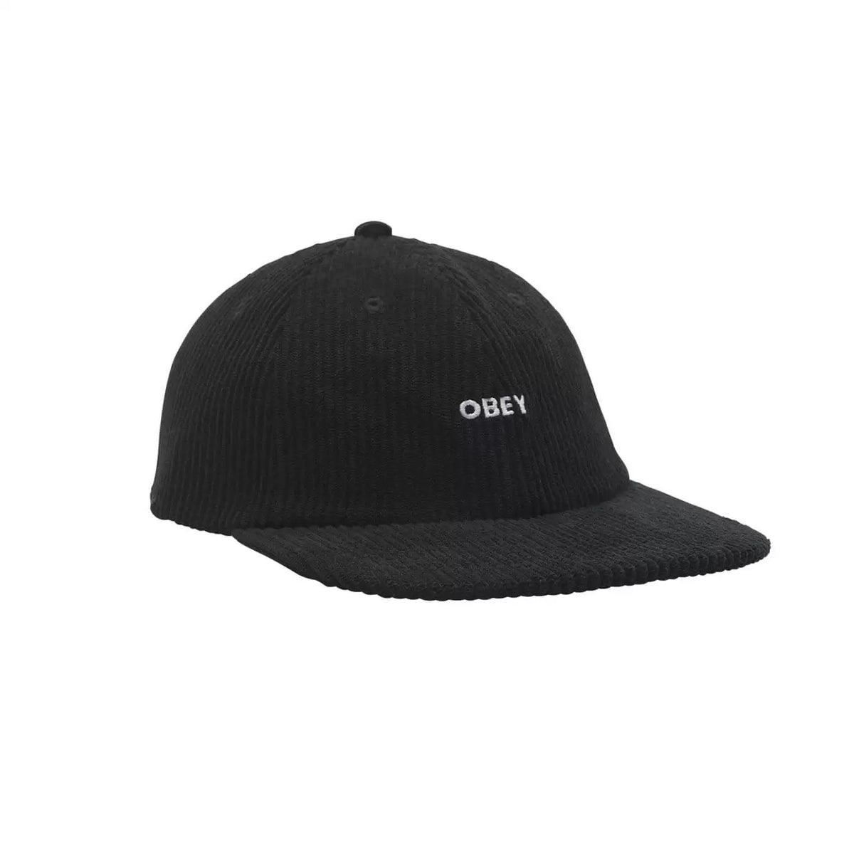 Obey Bold Cord 6 Strapback - Black