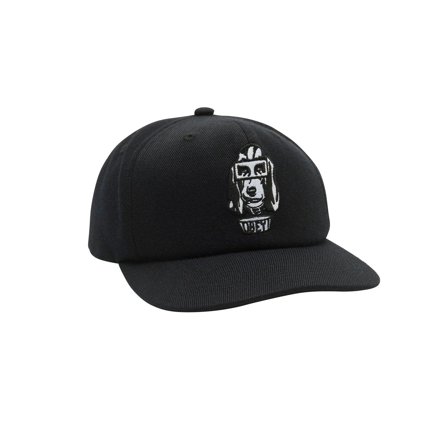 Obey Dawg 6 Panel - Black