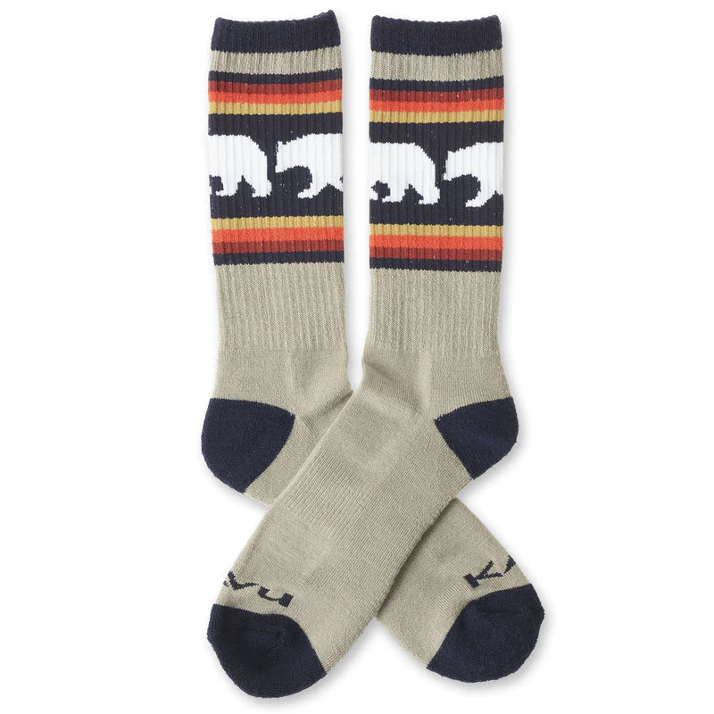 Kavu Moonwalk Sock - Snow Bear