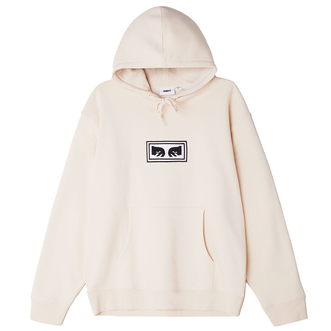 Obey Eyes Logo Hood - Unbleached