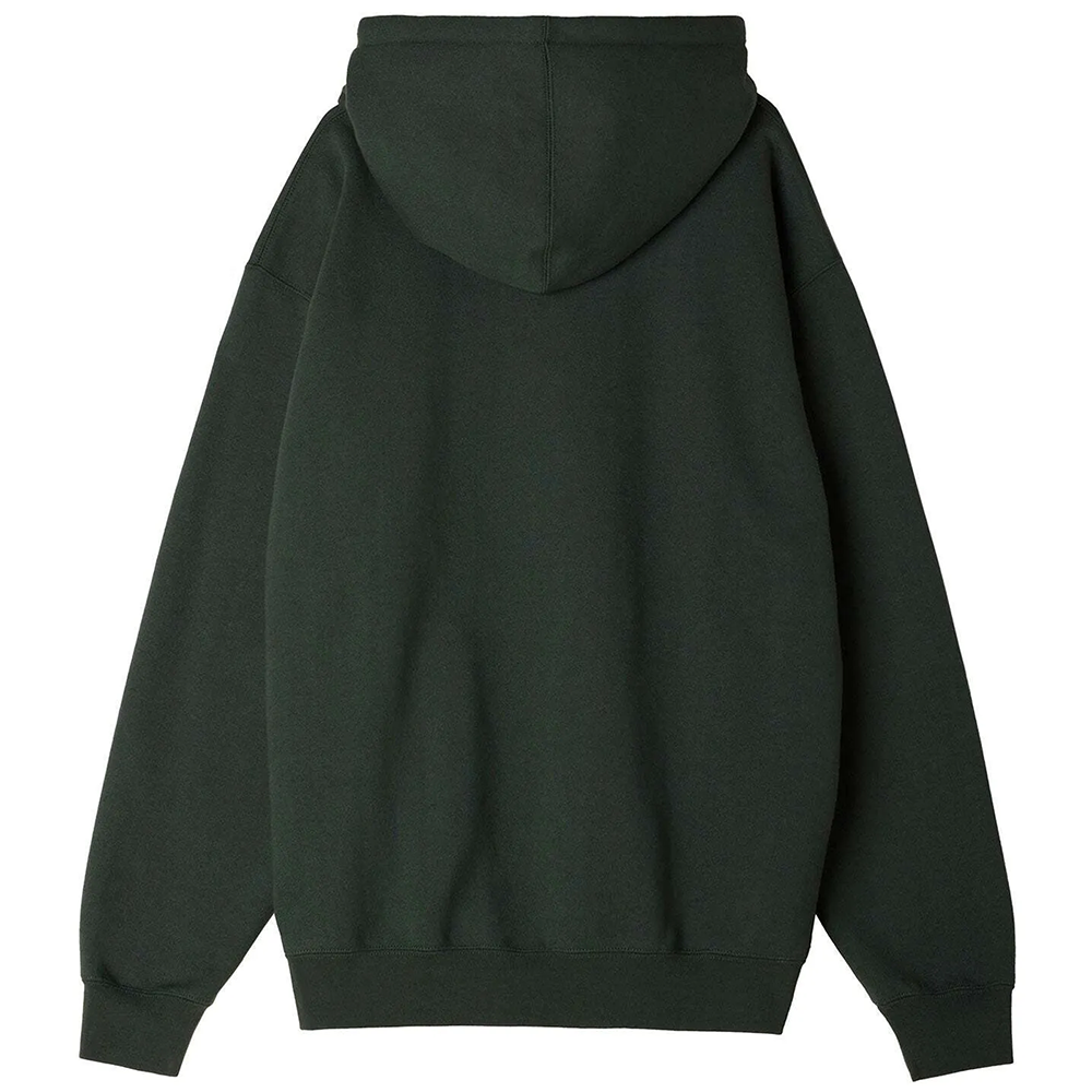 Obey Icon Extra Heavy Hood - Alpine Green