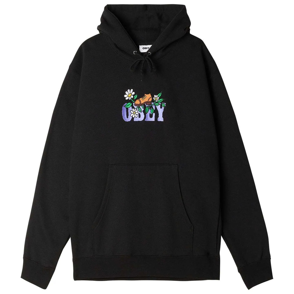 Obey Step Hood - Black