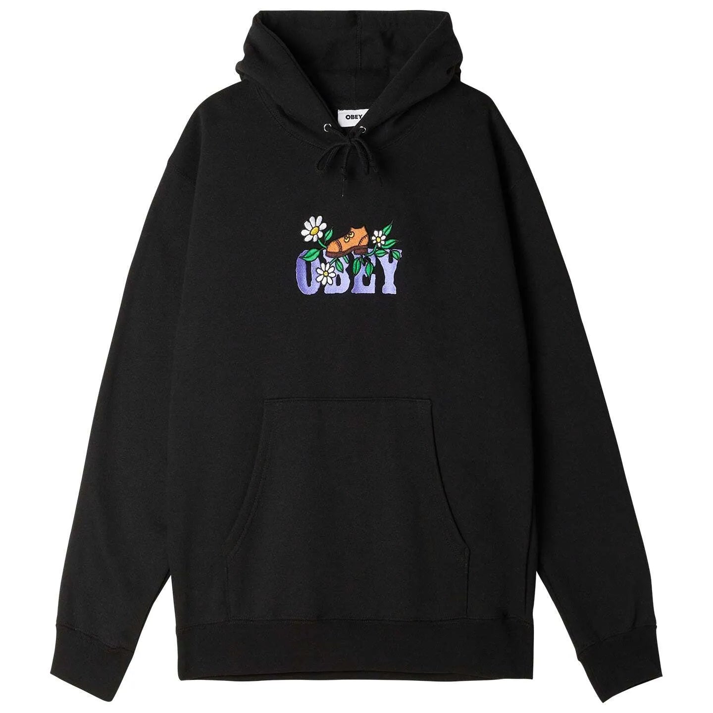 Obey Step Hood - Black