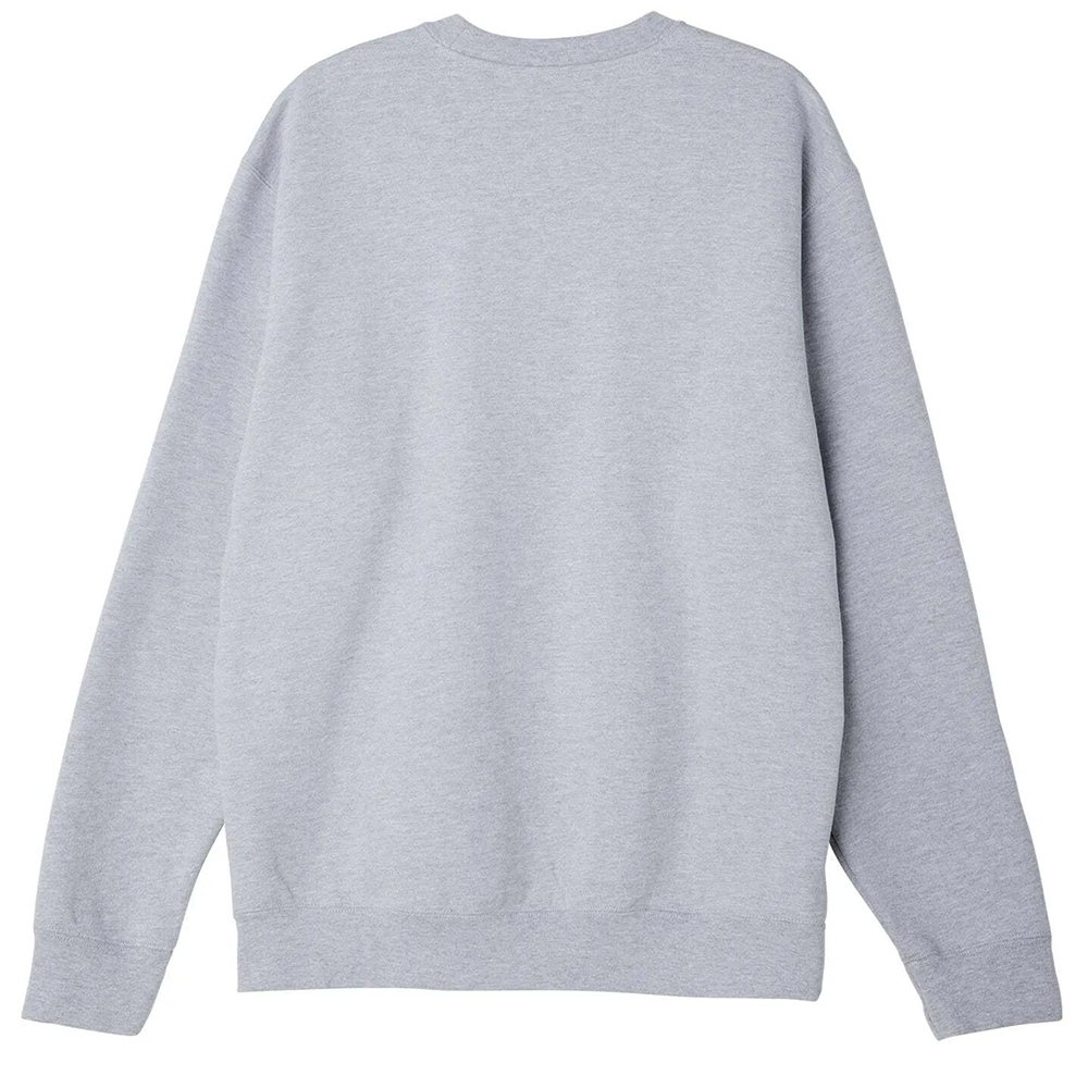 Obey Icon Extra Heavy Crew - Heather Grey