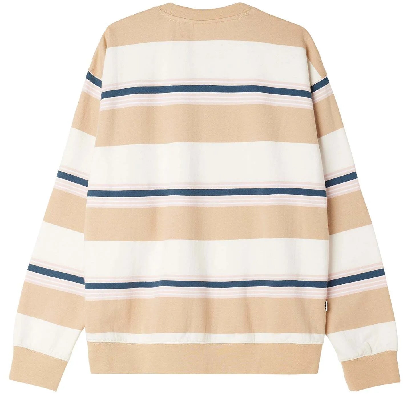 Obey Ender Stripe Crew - Irish Cream