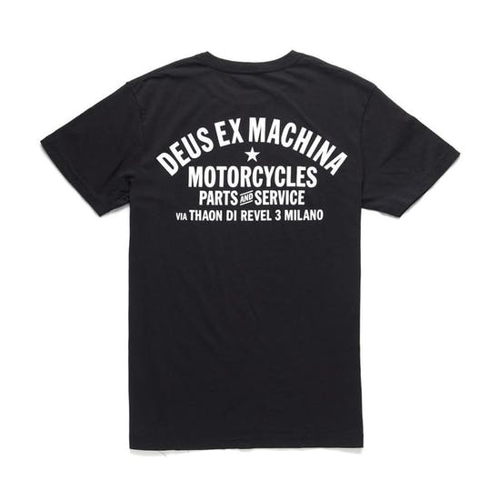 Deus Ex Machina Milano Add T-Shirt - Black
