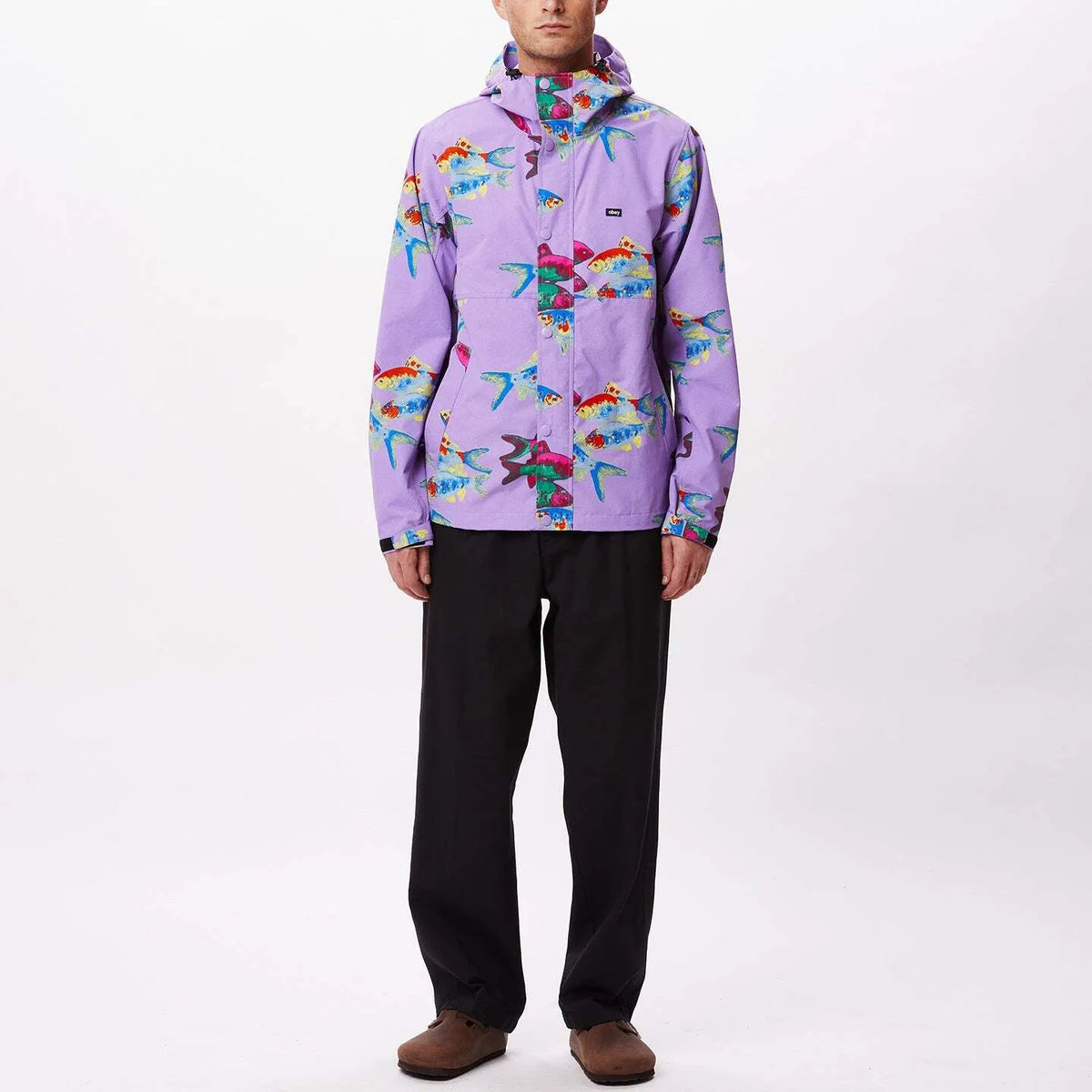 Obey Fishbowl Jacket - Lavender Silk Multi