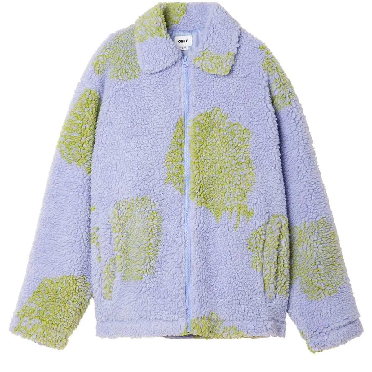 Obey Bistro Sherpa Jacket - Digtal Violet