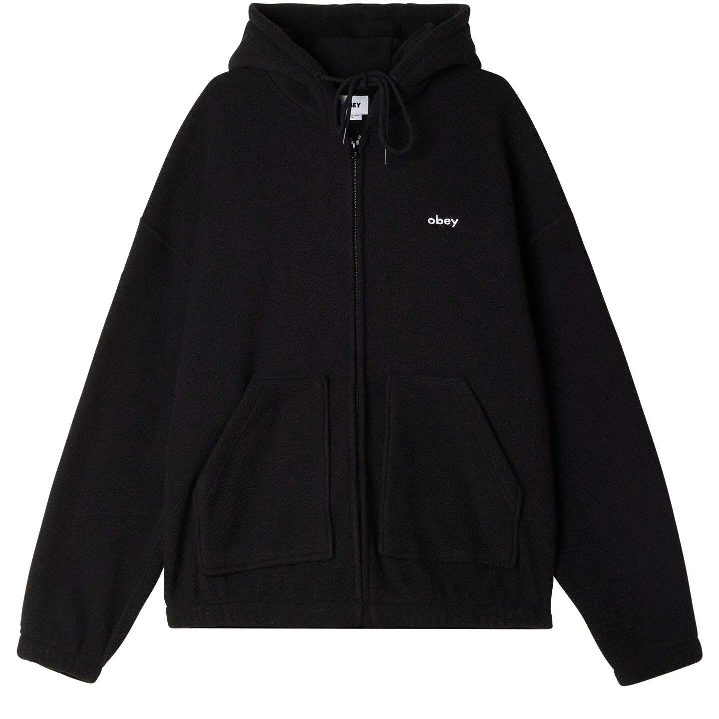 Obey Gaze Hooded Jacket - Black